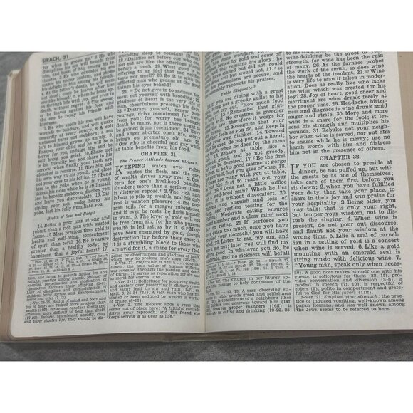 New Catholic Edition of Holy Bible By Catholic Book Publication Hardcover - Picture 5 of 10